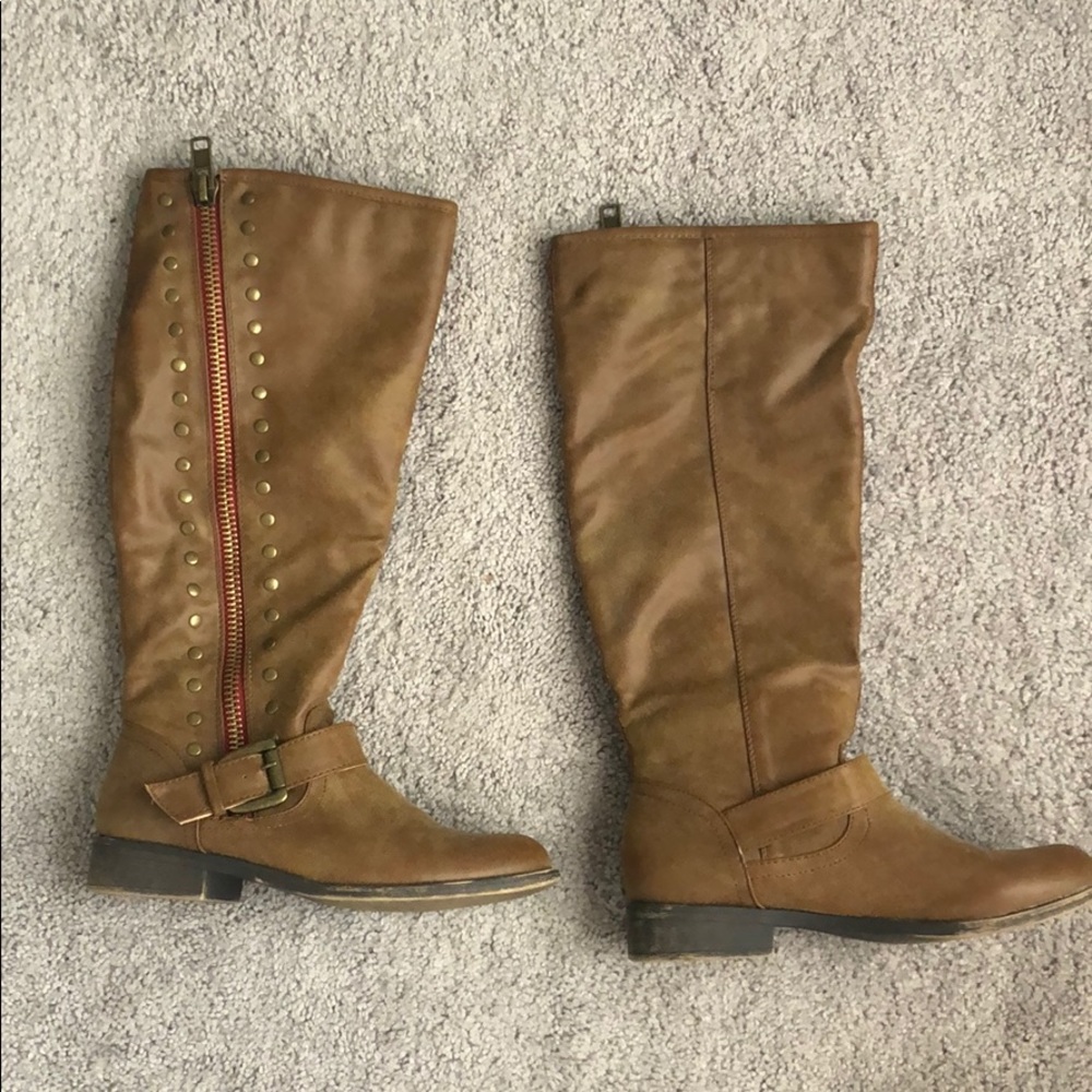 Just below the knee boots